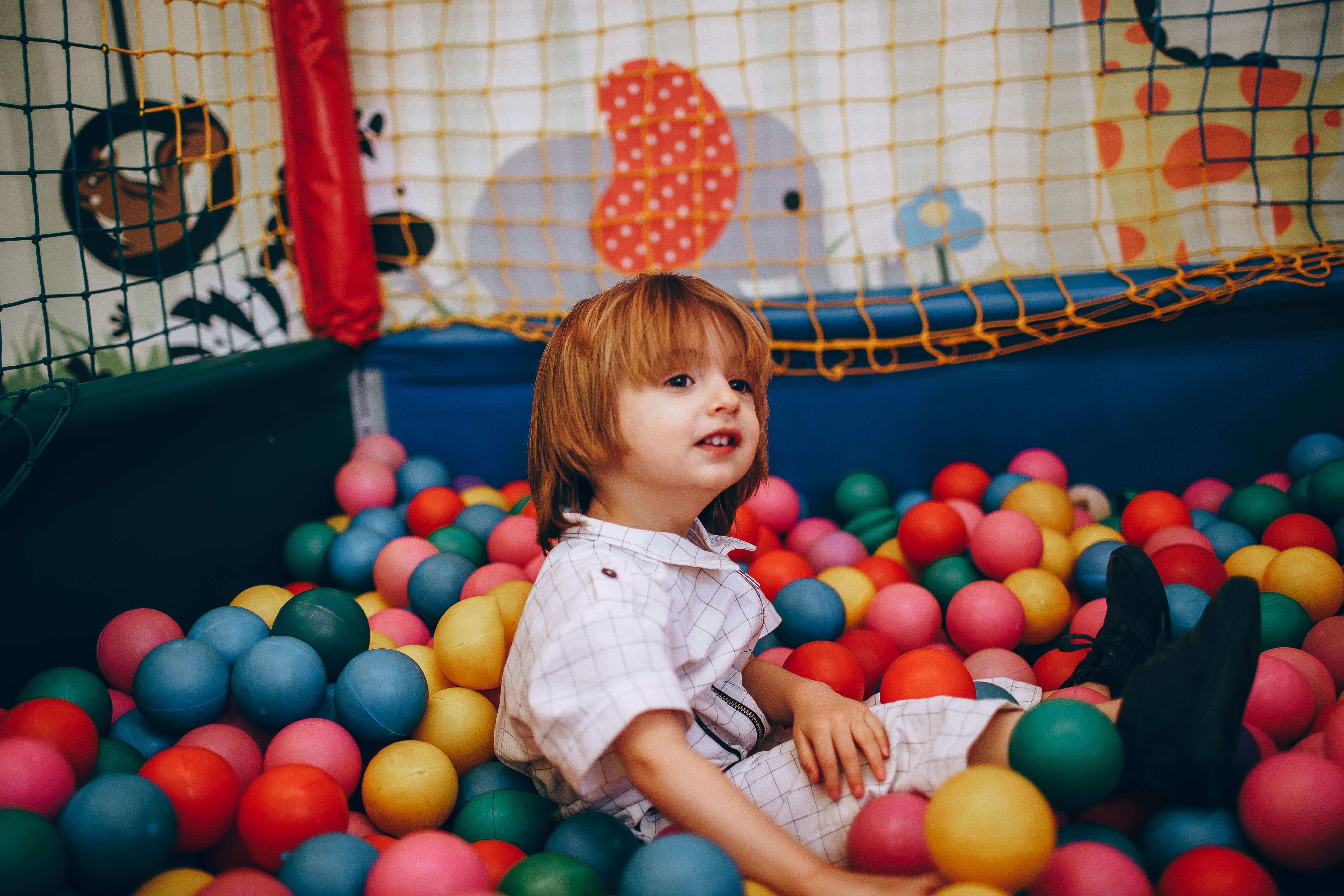 Children engaged in creative activities