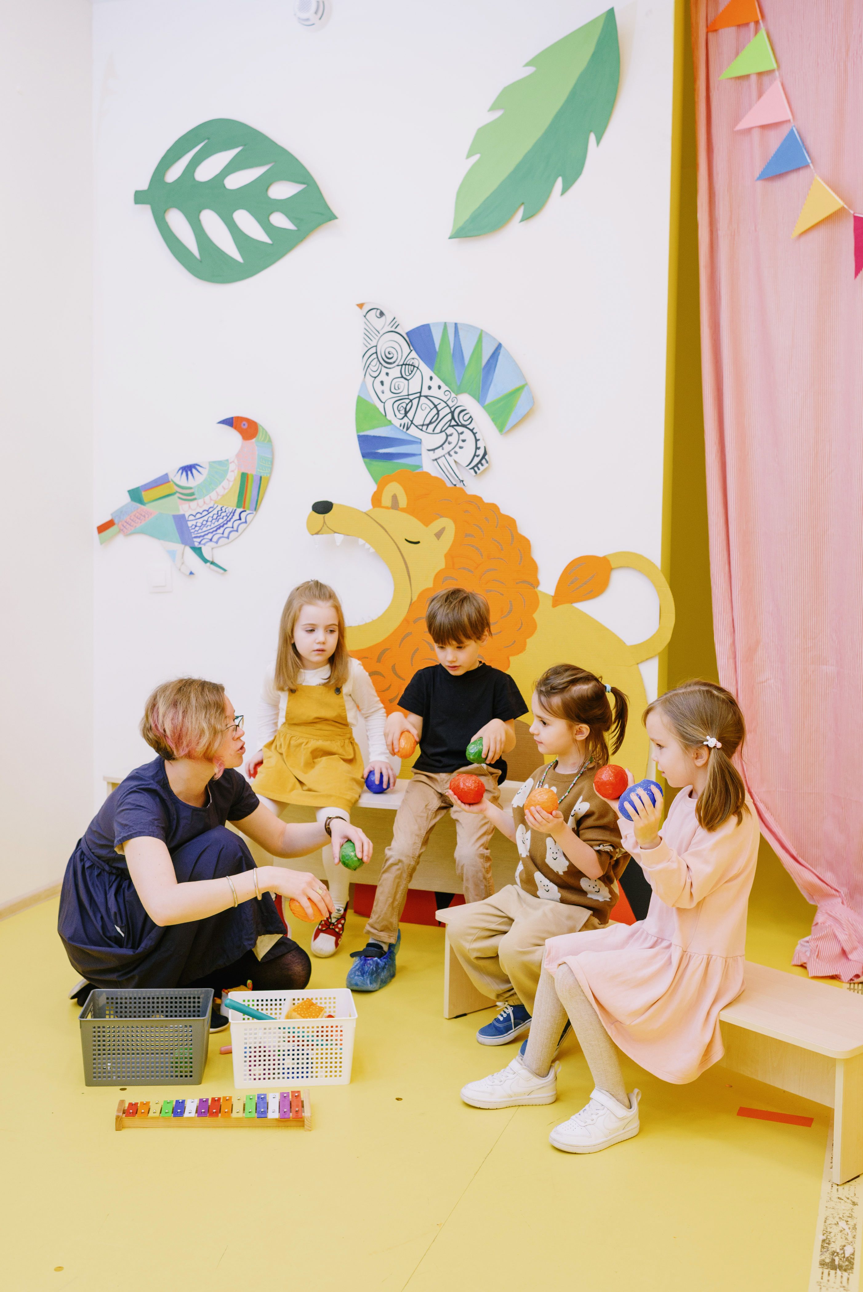Children playing and learning at Factory Kids